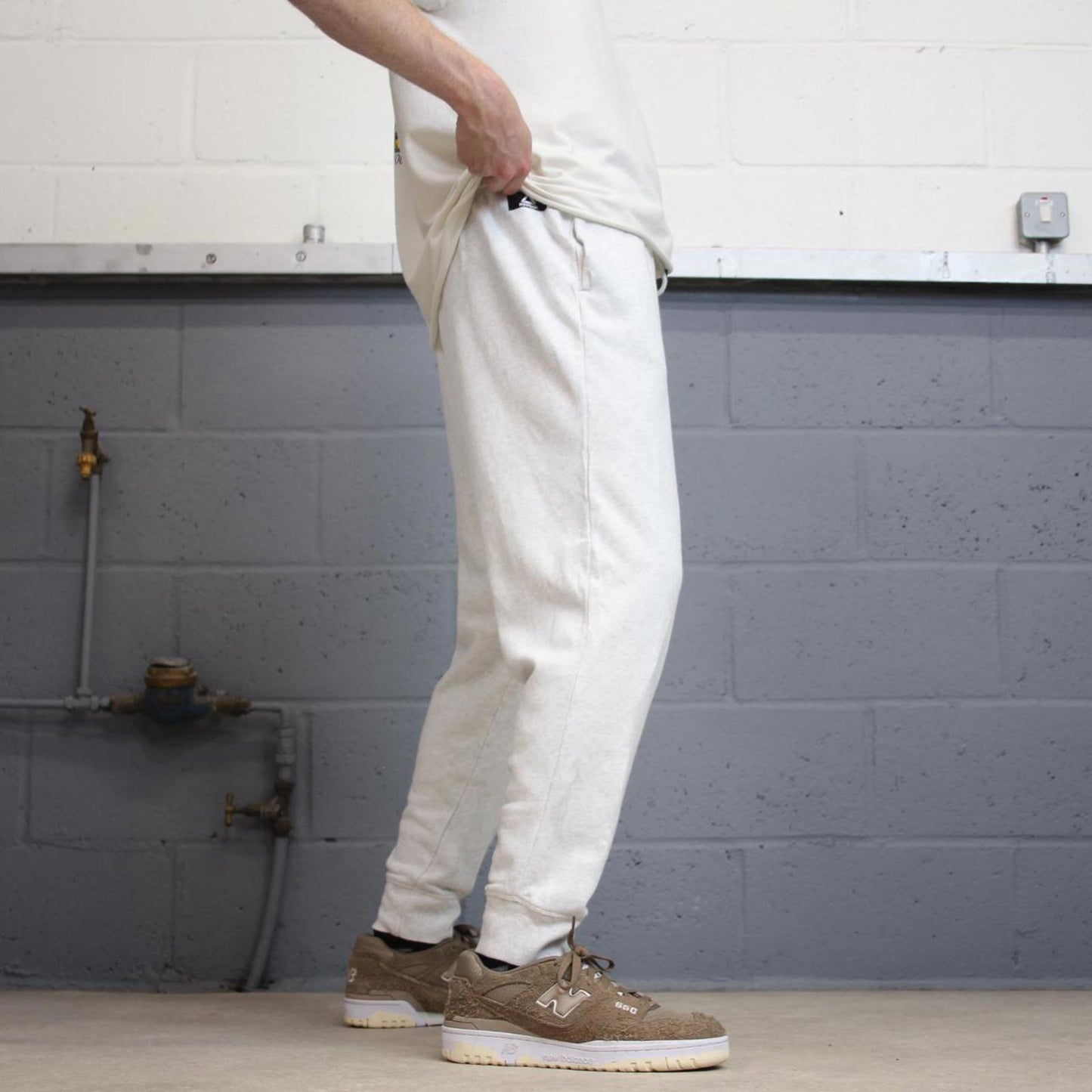 Y2k grey Reebok joggers L