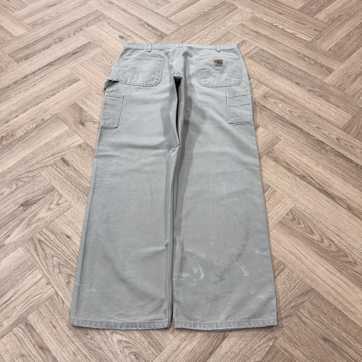 Vintage baggy Carhartt carpenter jeans y2k Loose utility workwear skate cargo trousers