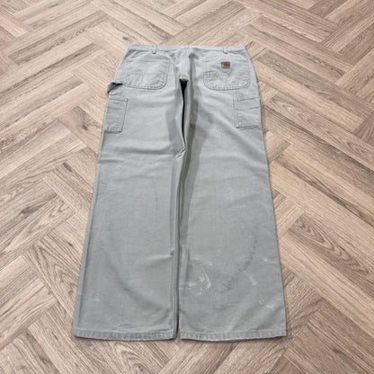 Vintage baggy Carhartt carpenter jeans y2k Loose utility workwear skate cargo trousers