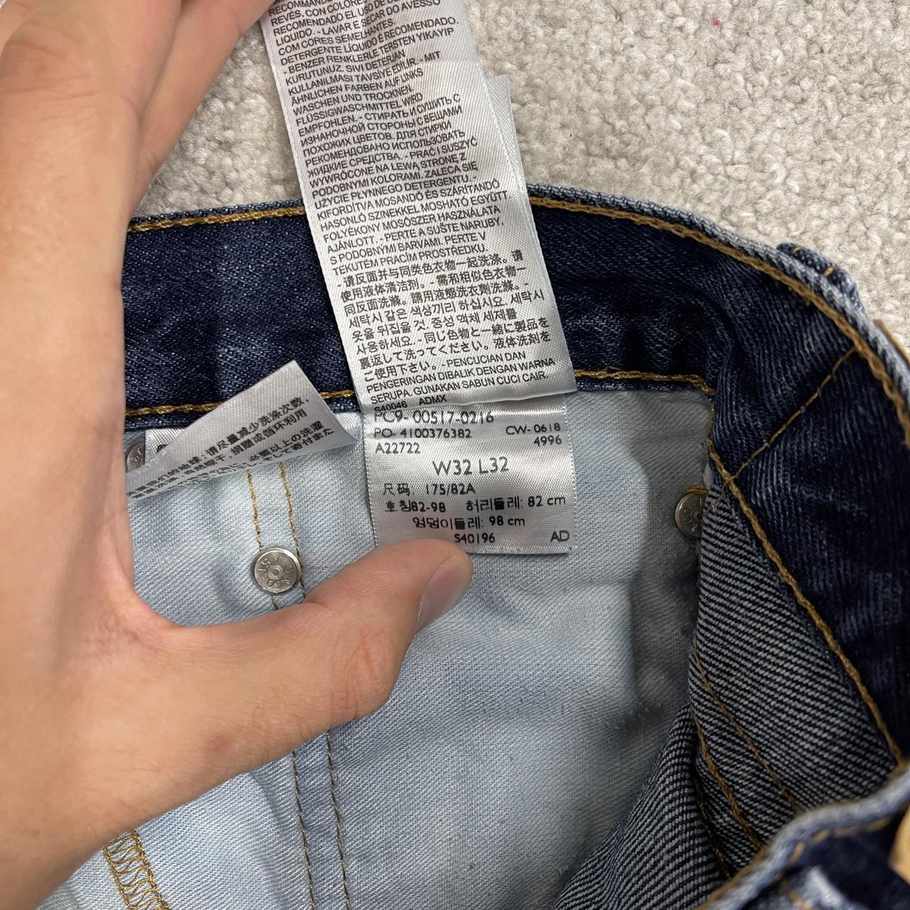 Y2K Levi’s 517 bootcut jeans blue denim Loose bootcut pants with red tab logo
