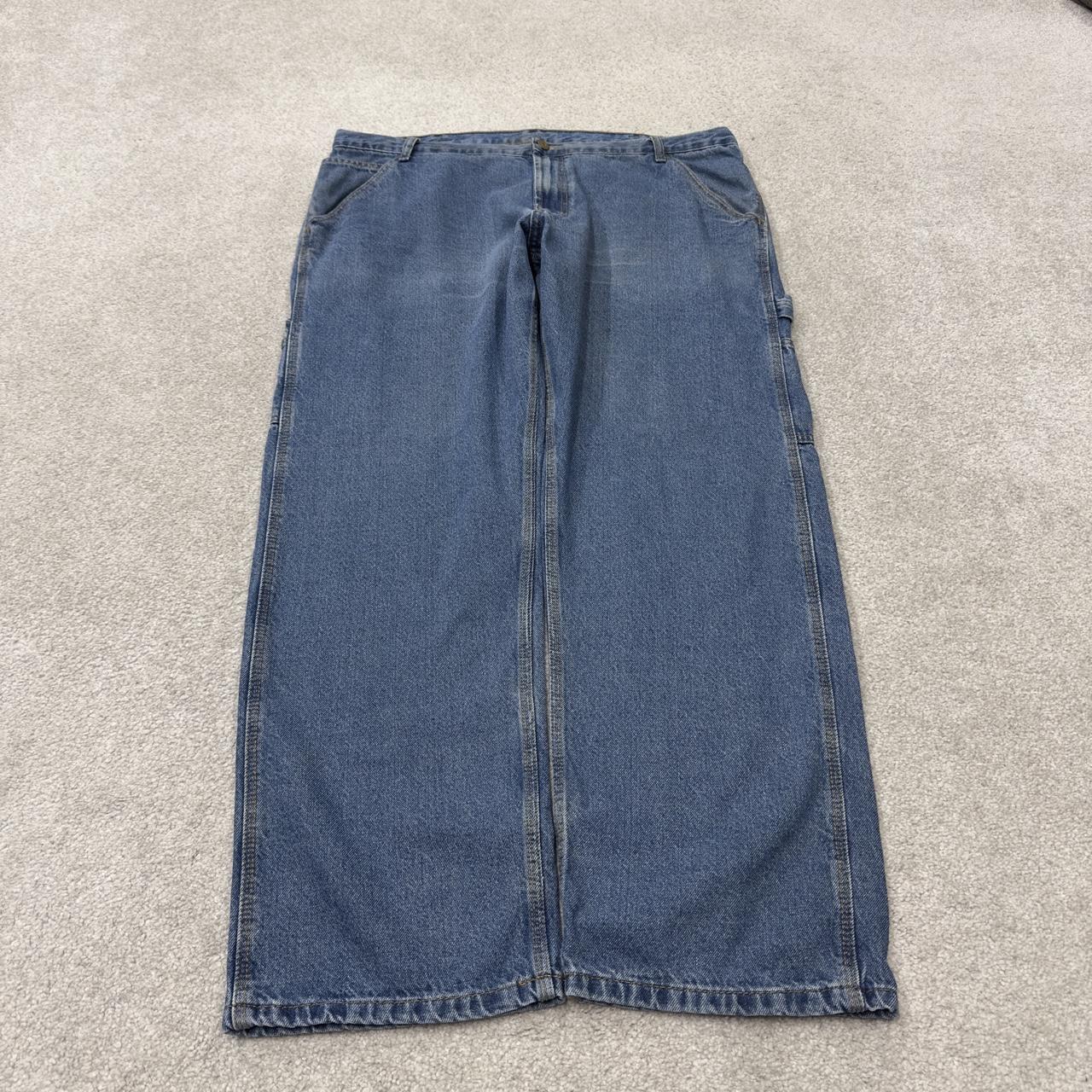Denim carpenter jeans y2k W40L32 blue Loose straight leg skater style work cargos