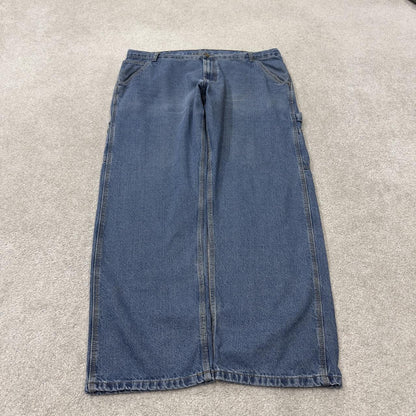 Denim carpenter jeans y2k W40L32 blue Loose straight leg skater style work cargos