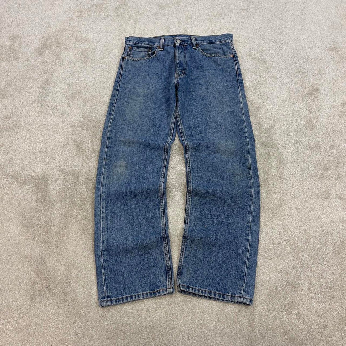 Blue Levis 505 jeans W34L30 y2k 90s style 5 pocket denim pants straight fit