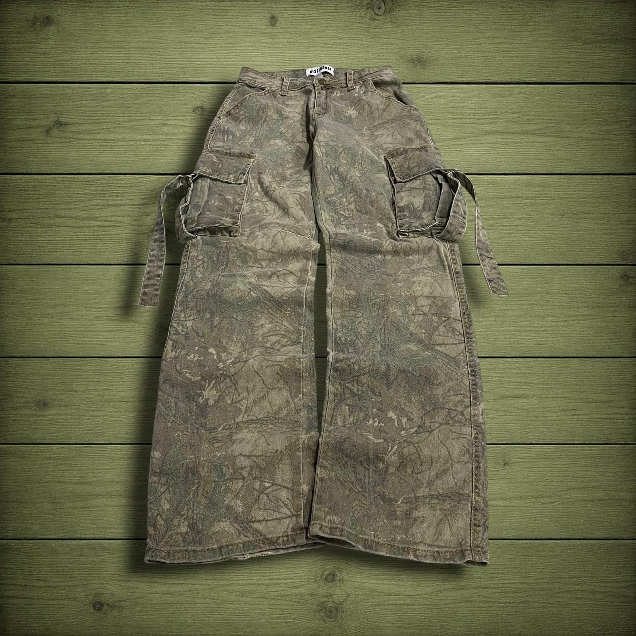 Camo cargo pants y2k utility khaki straight leg Disclosure camouflage combat cargos
