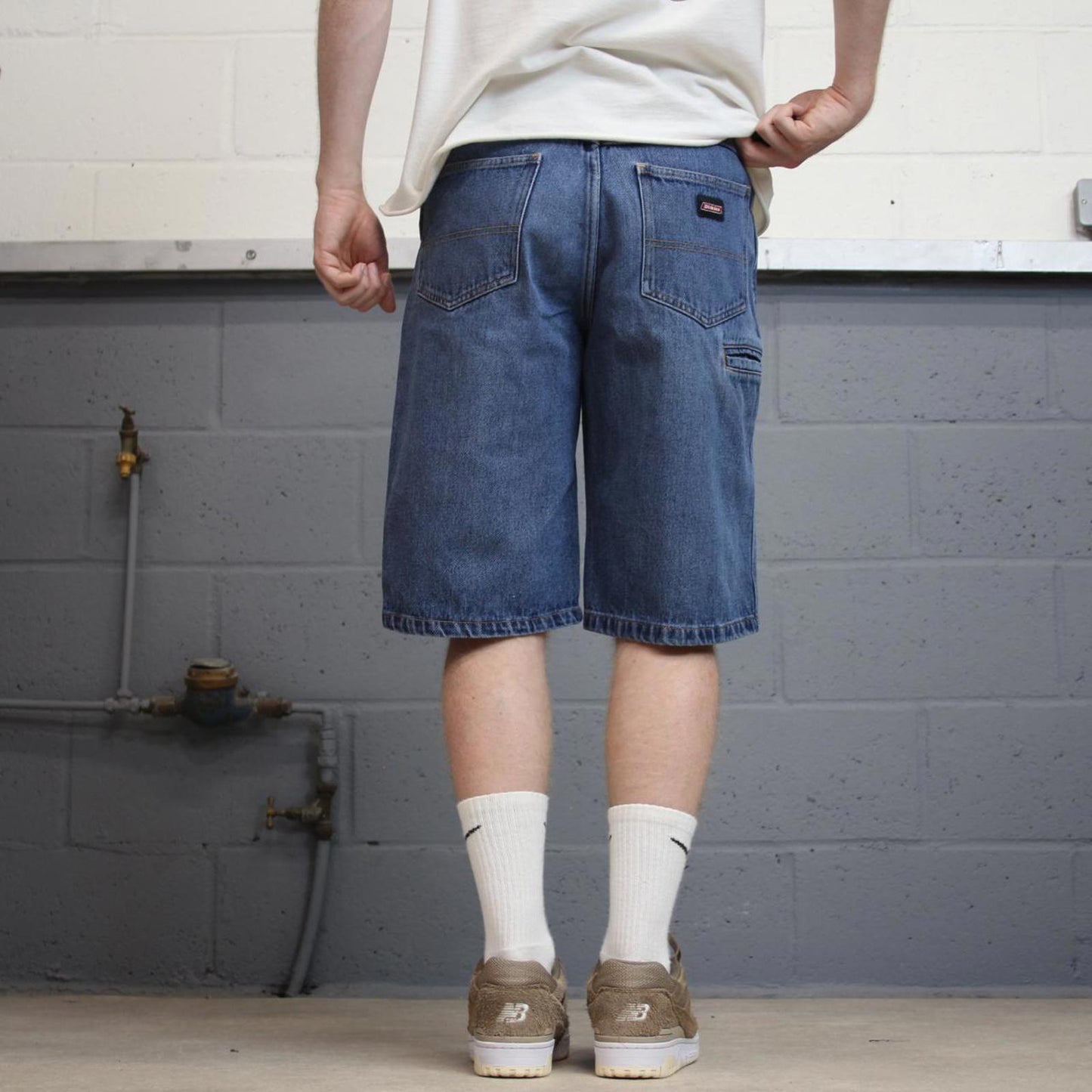 Dickies carpenter skate jorts W30 Faded blue loose denim y2k style shorts