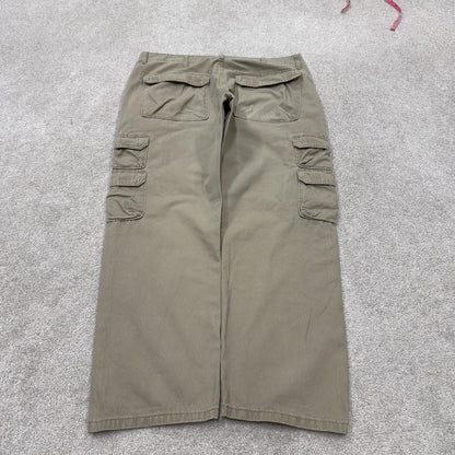 Wrangler cargo pants y2k beige W38L30 Straight leg skater work pants