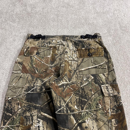 Camo cargo pants y2k utility khaki straight leg Red Head Youths Realtree camouflage combat cargos