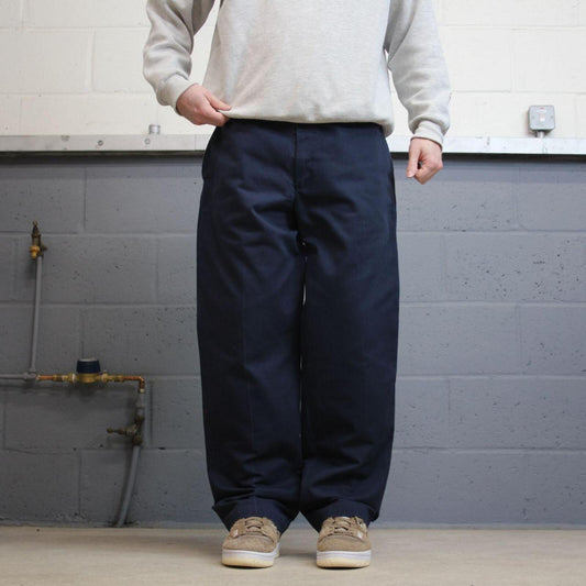 Vintage y2k skater work pants W36L30 faded navy