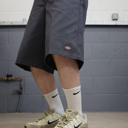 Dickies baggy carpenter shorts grey Twill chino skater style shorts wide long leg