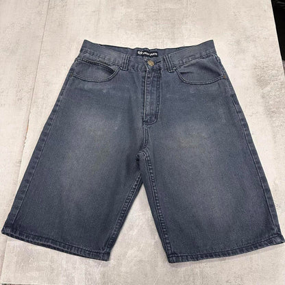 Vintage Phat Farm denim shorts W32 loose Y2K shorts pocket flaps embroidered designs