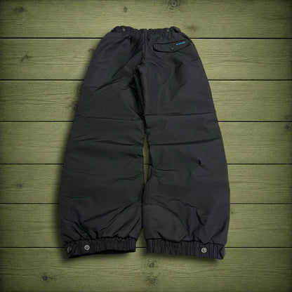 Columbia waterproof pants women's y2k black insulated technical snow trousers