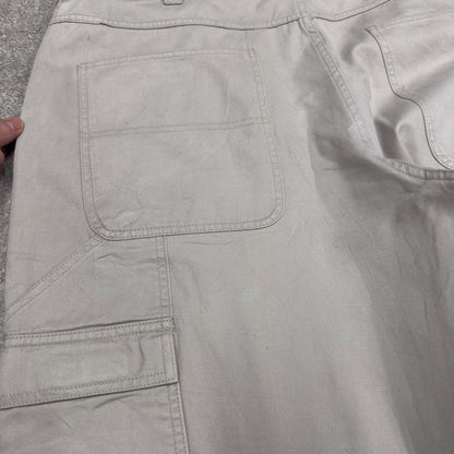 Y2K baggy Wrangler carpenter pants beige Loose wide leg skater style cargo pants