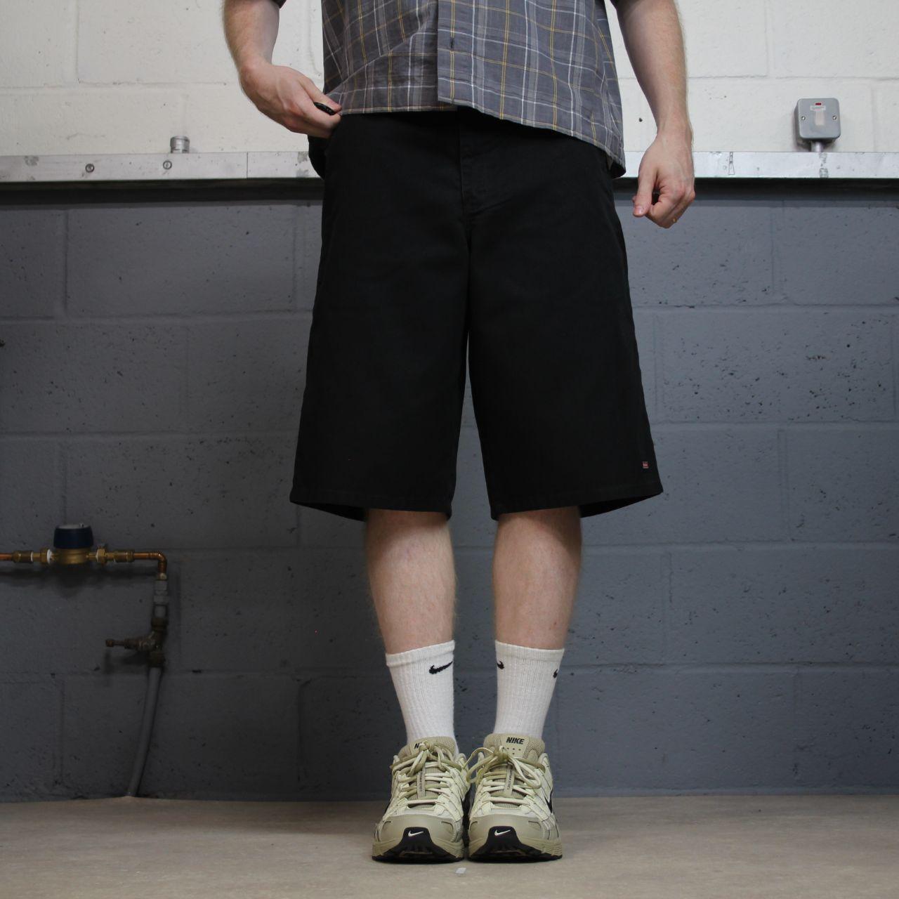 Dickies carpenter shorts long leg black Twill chino skater style shorts loose leg