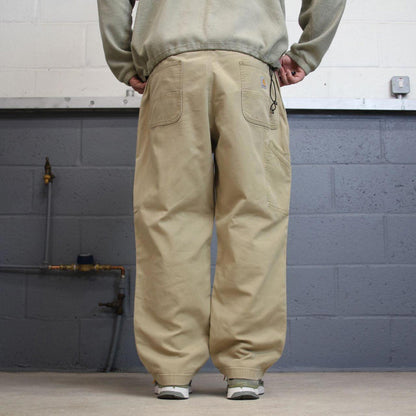 Carhartt carpenter pants W42L30 loose khaki relaxed fit skate pants