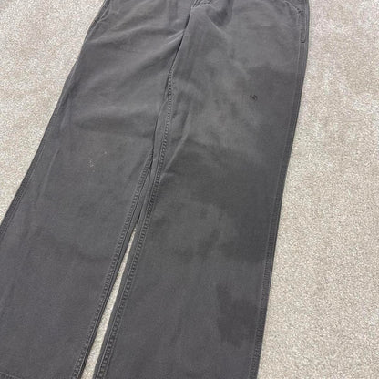Y2K Carhartt work pants relaxed fit grey Canvasy skater cargo carpenter trousers