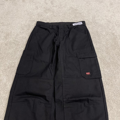 Red Kap baggy double knee cargo pants y2k Loose wide leg skater work pants