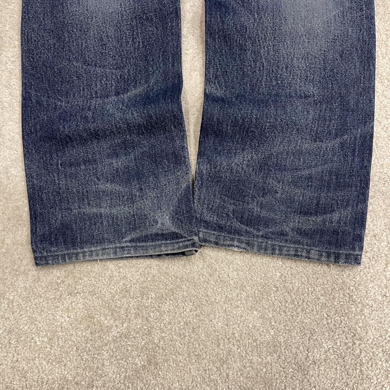 Y2K Levi’s 505 jeans W32L28 straight leg blue Straight fit 5 pocket pants belt loops red tab logo