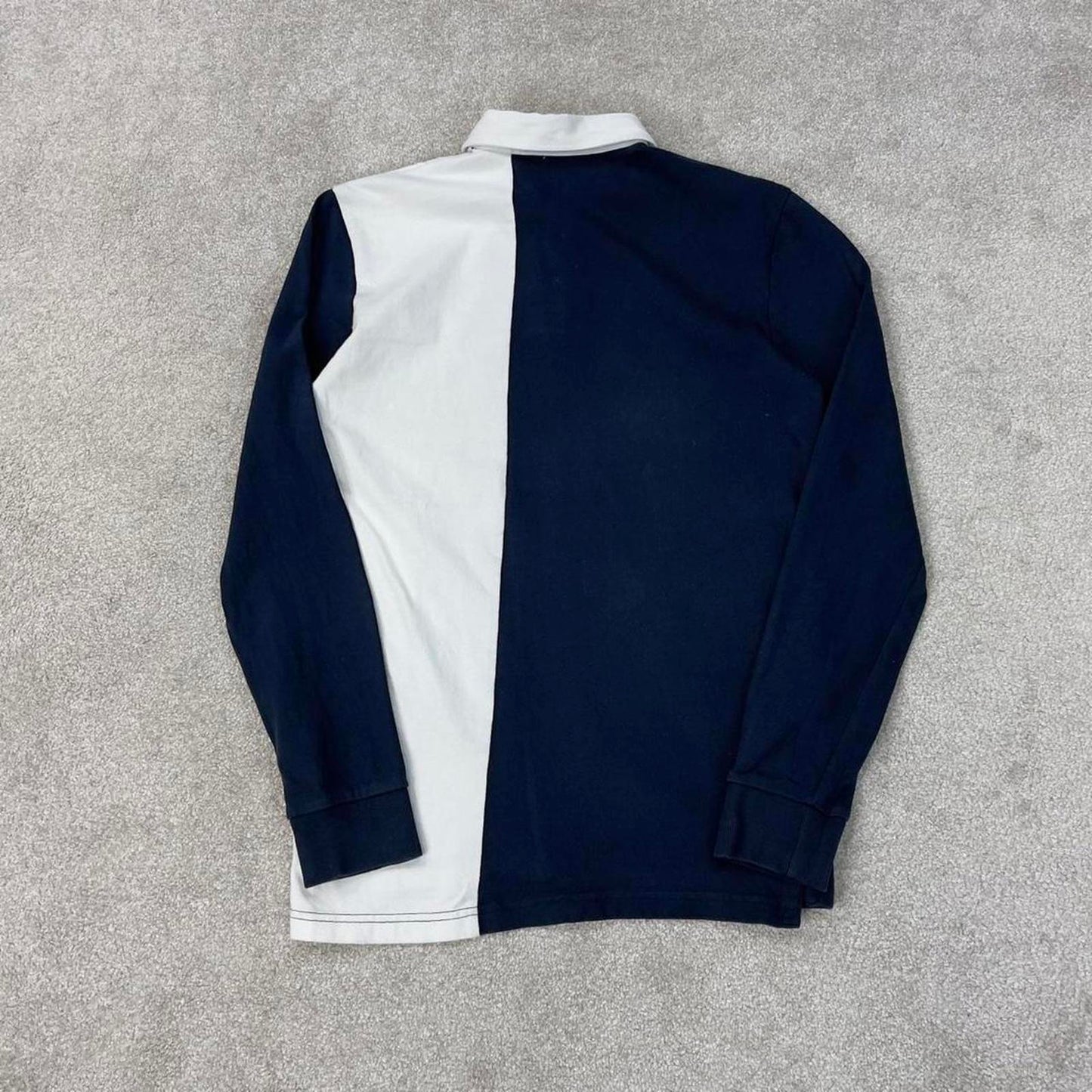 Navy American Eagle Vintage Style Rugby Shirt XS