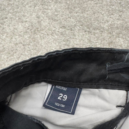 Camo cargo pants W30L31 navy grey camouflage straight y2k style carpenter trousers