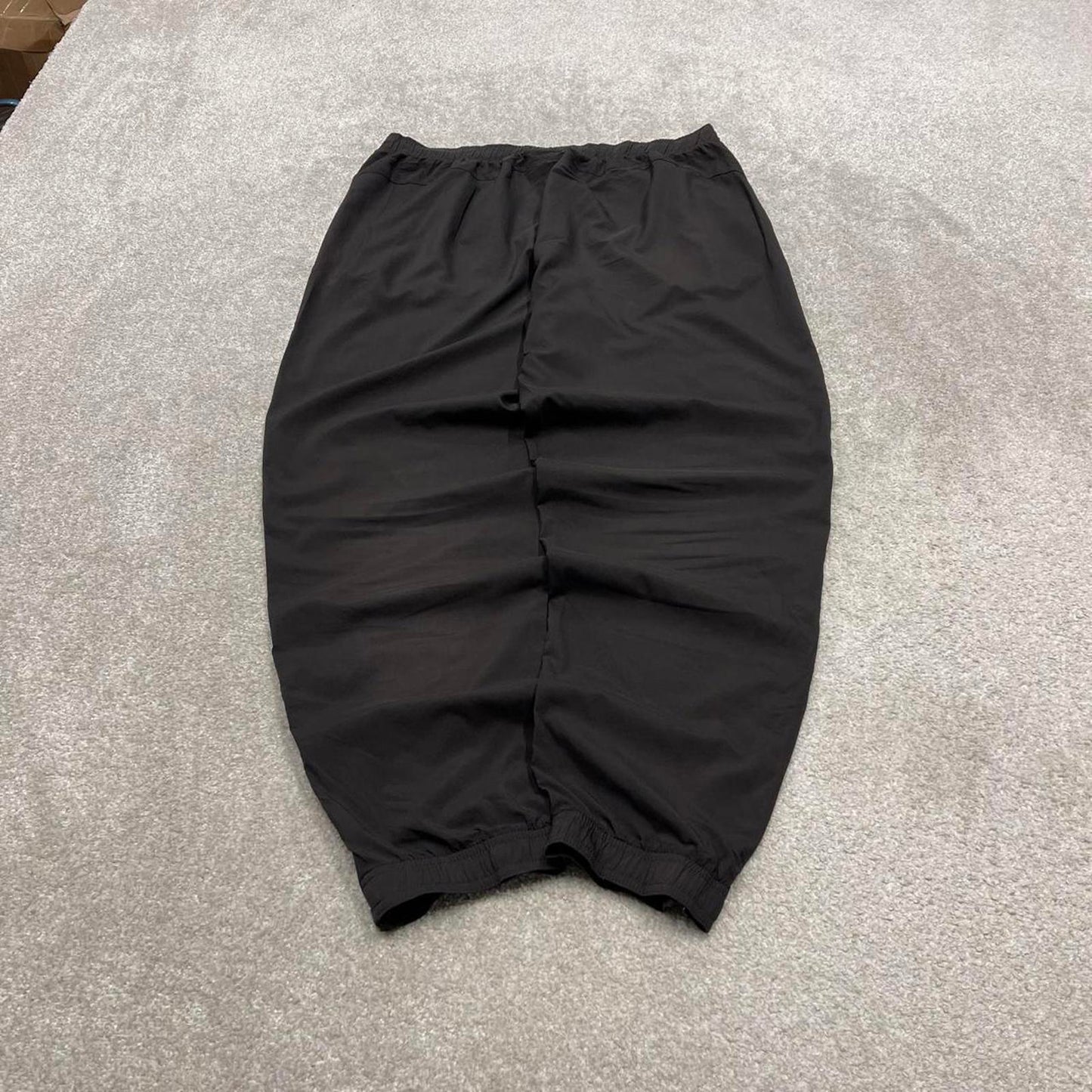 Vintage y2k Puma tracksuit bottoms black Loose floaty drawstring gym track pants
