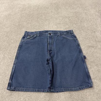 Dickies baggy denim shorts y2k carpenter blue Loose surf skater summer cargo shorts