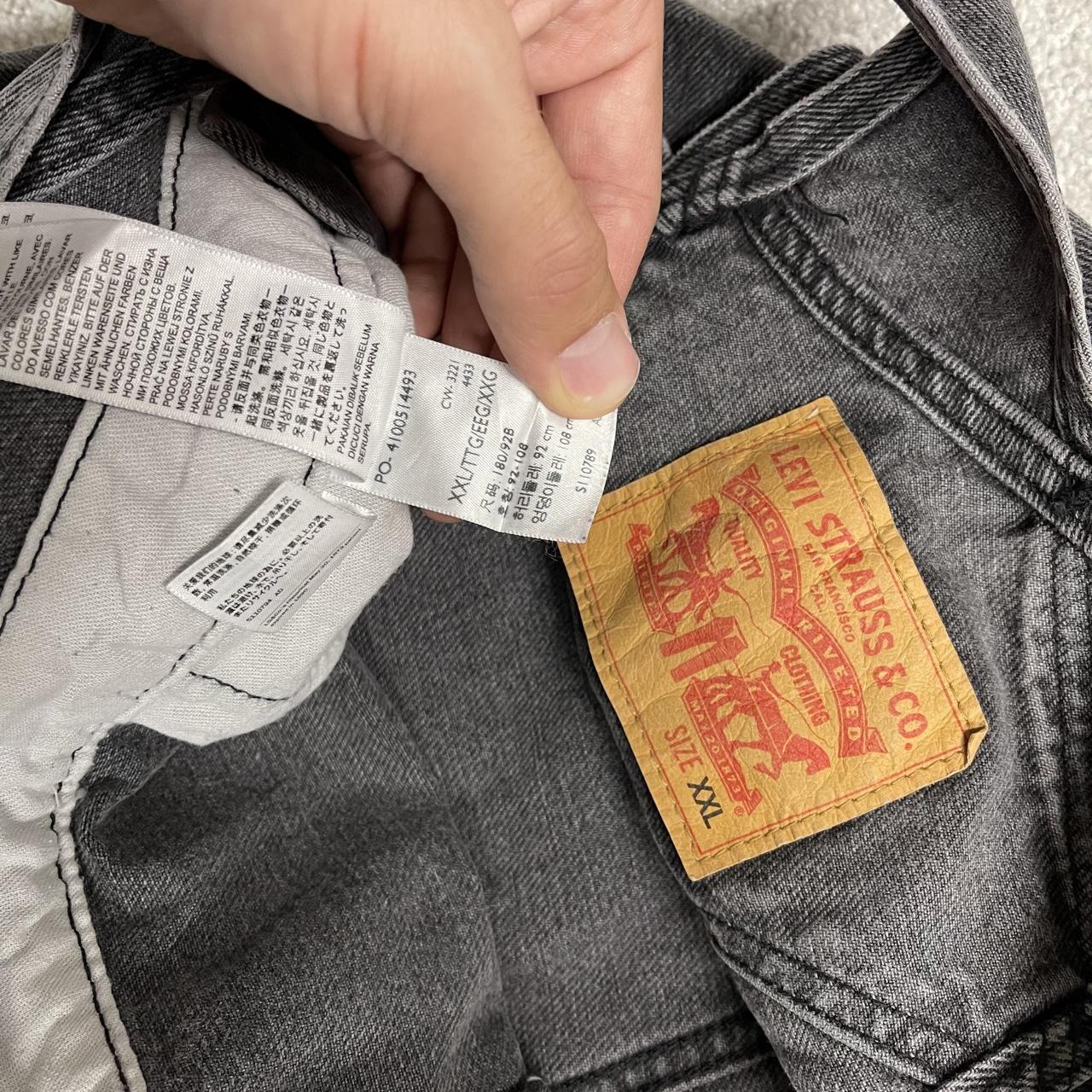 Levi’s dungarees y2k 00s denim overalls washed black loose fit red tab and adjustable straps