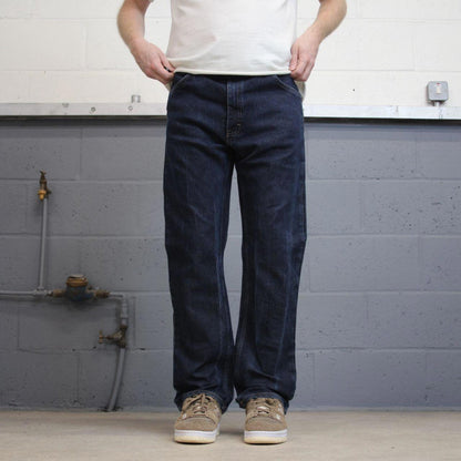 Dickies jeans W38L30 straight leg blue denim 90s style skater style jeans