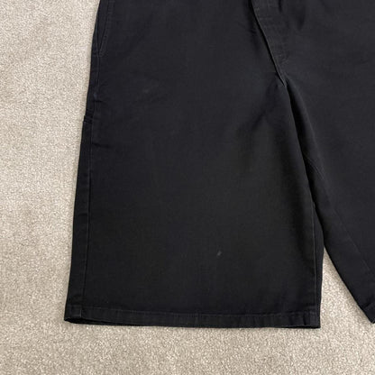 Dickies baggy carpenter shorts black Chino style skater shorts long wide leg festival
