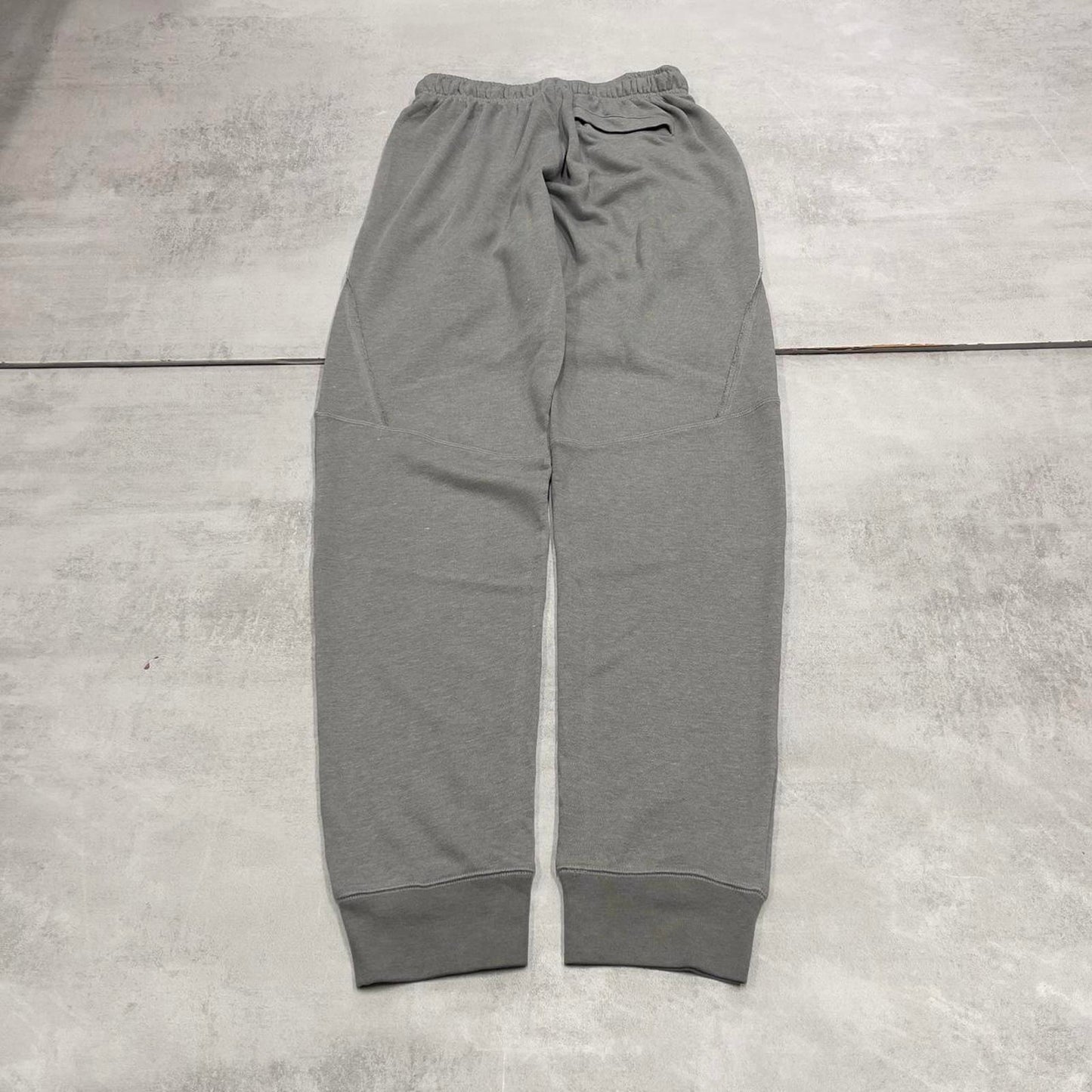 Grey Nike Trackies S y2k sportswear track pants print logo embroidered design