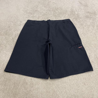 Dickies baggy carpenter shorts chino navy Chino style skater shorts long wide leg festival