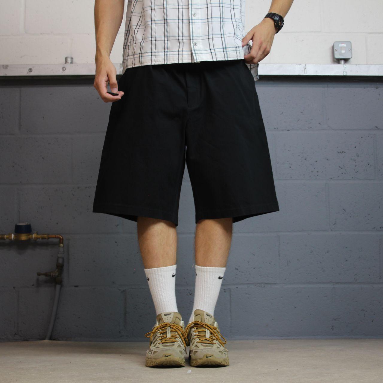 Dickies chino shorts y2k summer black Chino style skater shorts loose leg festival