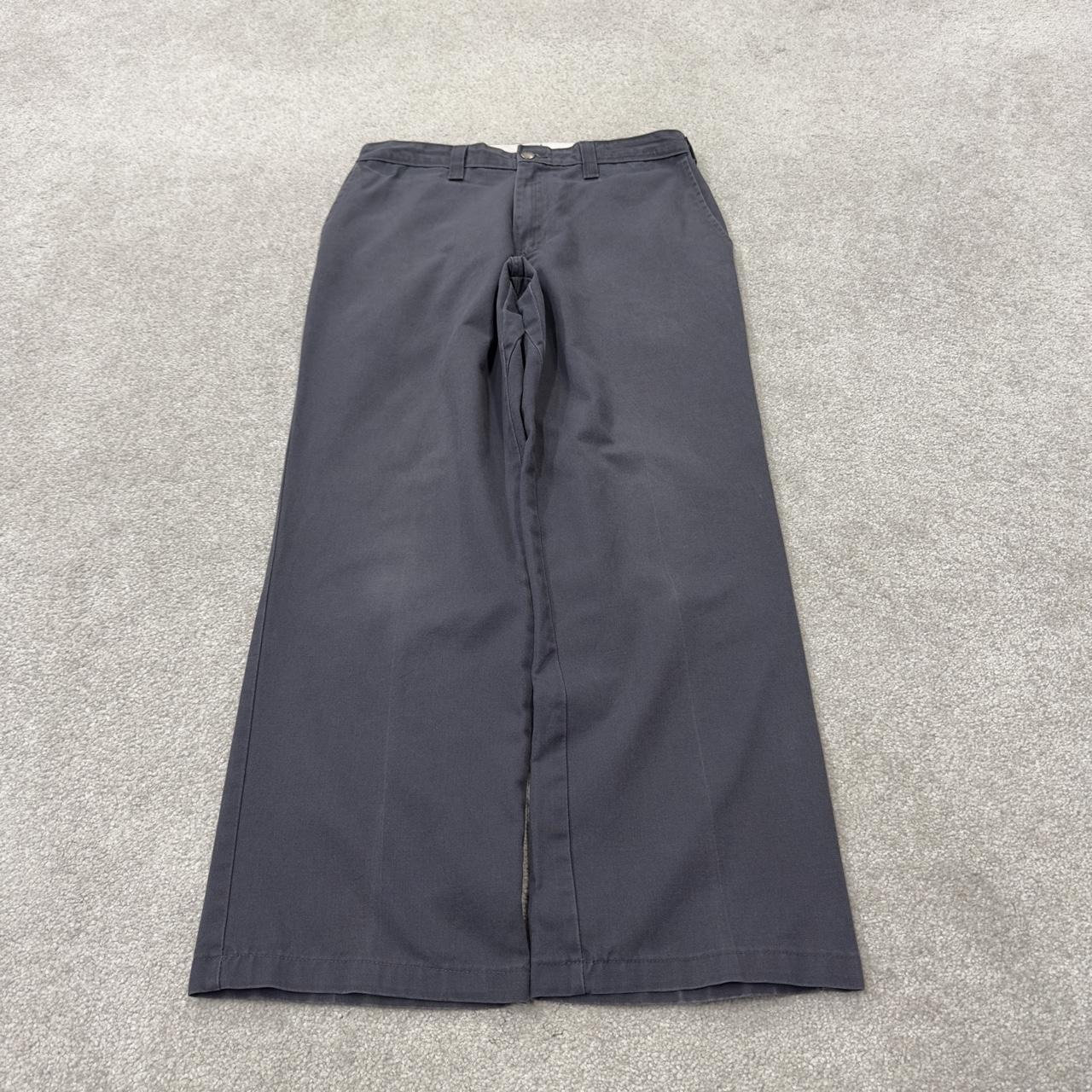 Dickies chino skate pants y2k grey Straight leg 2000s style twill chino trousers