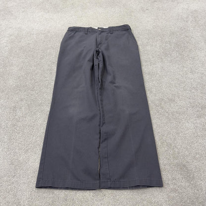 Dickies chino skate pants y2k grey Straight leg 2000s style twill chino trousers