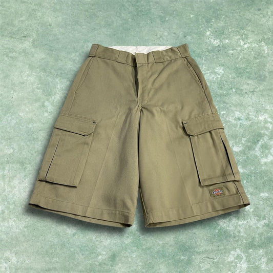 Dickies cargo shorts y2k loose khaki Loose fit twill chino summer festival shorts