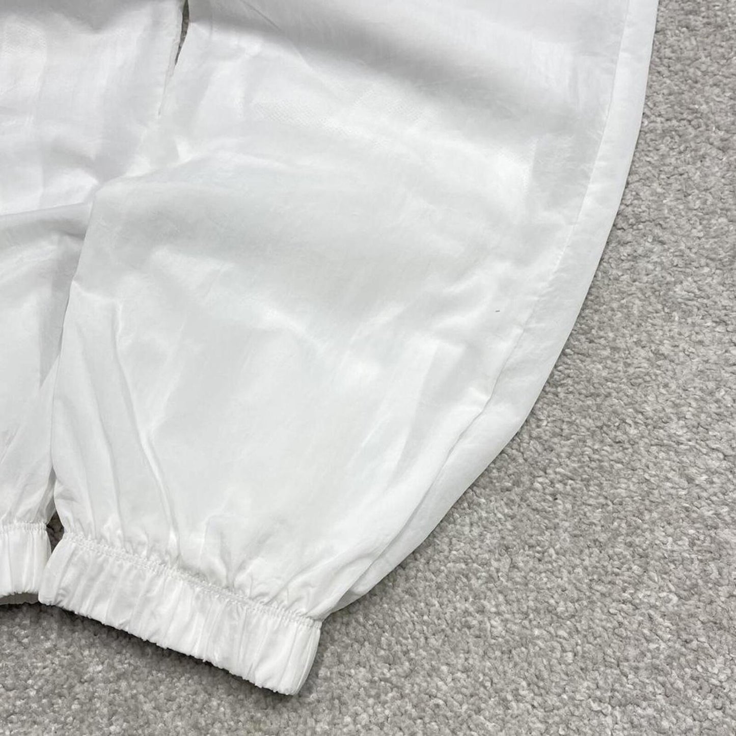 Y2k Nike tracksuit bottoms Swoosh white