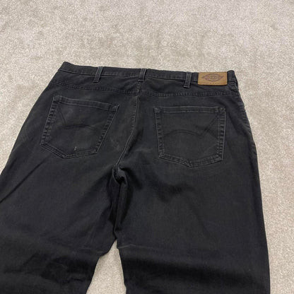Black Dickies chino skate pants W38L30 straight leg 90s skater work pants loose American workwear
