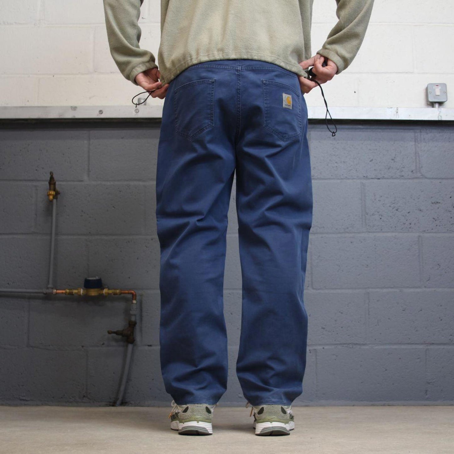 Carhartt Slam Pant W40L29 straight leg navy 90s style skater pants