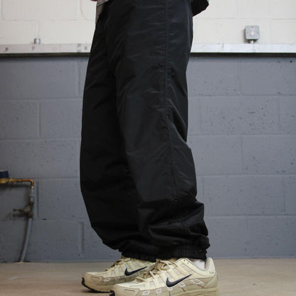 Columbia y2k hiking utility tech pants black medium Waterproof loose outdoors pants