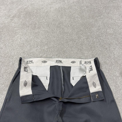 Dickies 874 pants grey original fit W34L30 Twill chino style skate work trousers