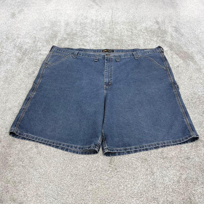Lee baggy carpenter shorts cargo blue Loose leg workwear skater jorts