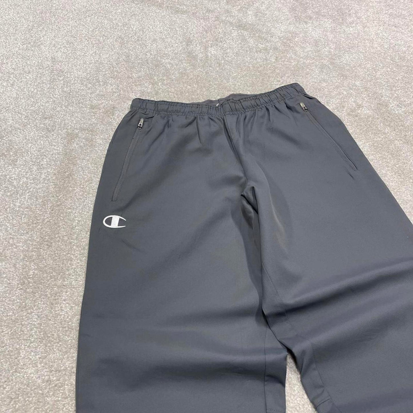 00s Champion tracksuit bottoms y2k style Small loose joggers embroidered track pants trackies