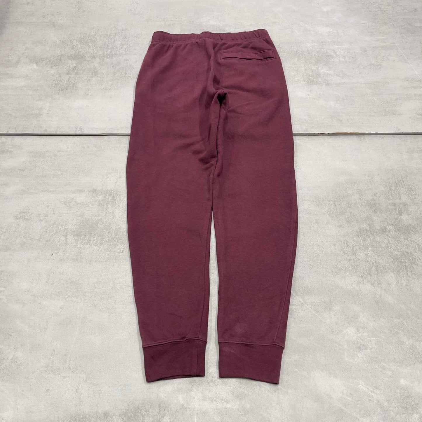 Y2k burgundy Nike joggers S mens gym comfy sweatpants swoosh logo