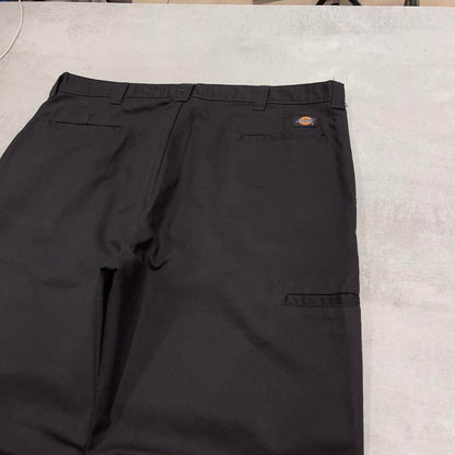 Baggy Dickies Carpenter pants W38 L32 black loose twill chino style skater pants