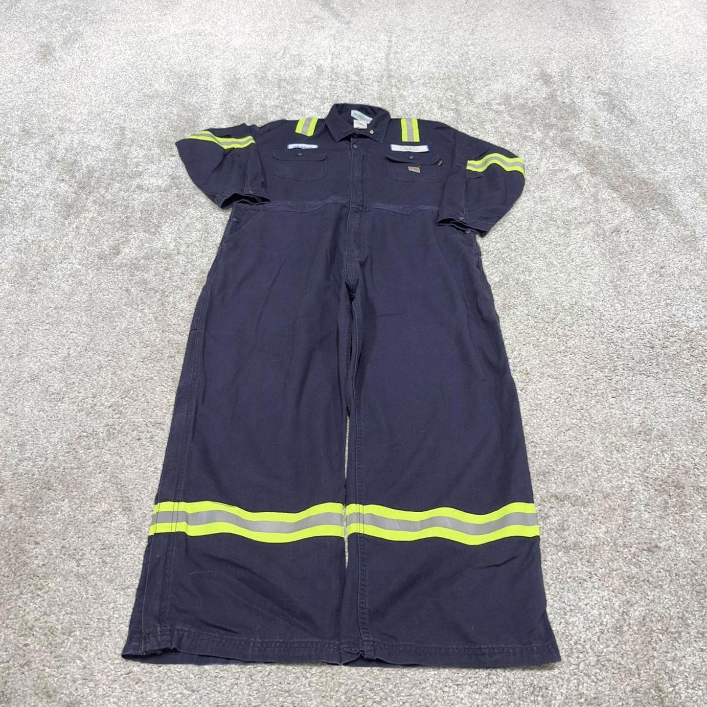 Carhartt FR boilersuit workwear coveralls navy Long sleeve work jumpsuit overalls fire resistant