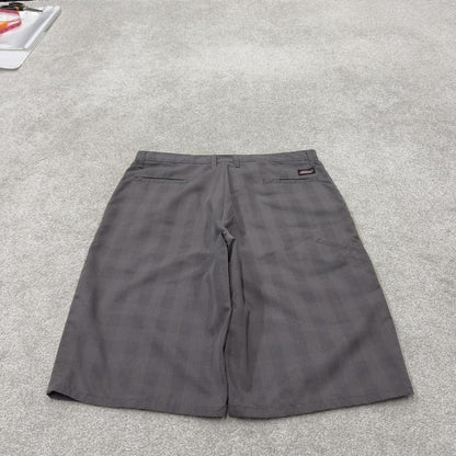 Dickies checkered baggy carpenter shorts grey Twill chino skater style shorts wide long leg