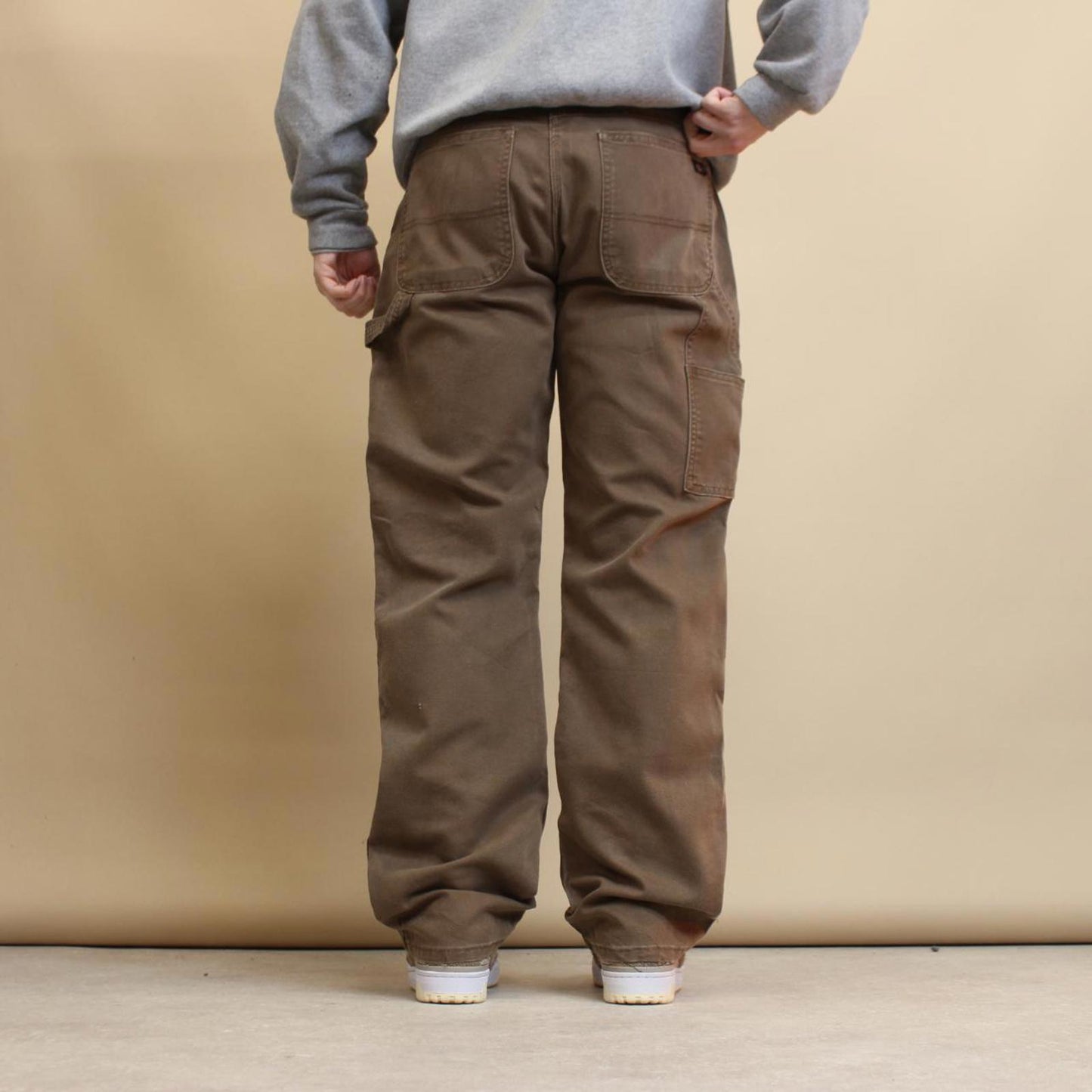 Brown Dickies carpenter jeans W38L31 regular fit 90s style carpenters