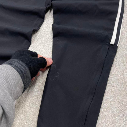 Y2k Adidas tracksuit bottoms Small mens black joggers casual sports gym wear track pants side stripe