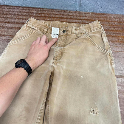 Baggy Carhartt carpenter jeans W32L32 90s style thick canvas wide leg