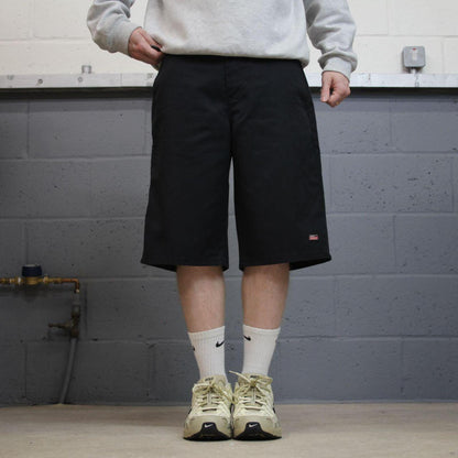 Dickies carpenter shorts long leg black Twill chino skater style shorts loose long leg