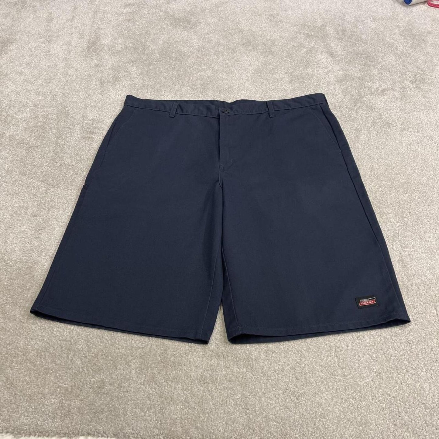 Dickies baggy carpenter shorts chino navy Chino style skater shorts long wide leg festival